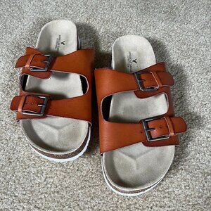 American Eagle Outfitters Double Buckle Sandals